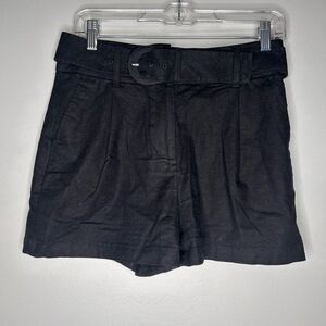 Express High Rise shortie Linen Blend Shorts